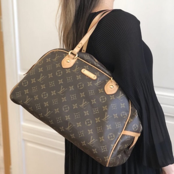 💎✨DISCONTINUED zipper closure  LOUIS VUITTON BAG montorgueil gm - Picture 4 of 16